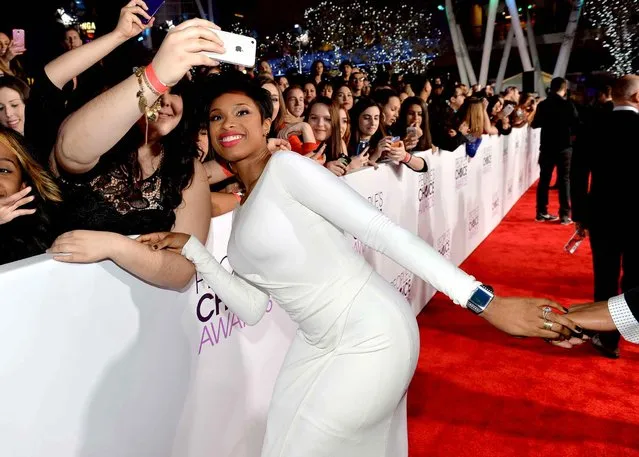 Recording artist Jennifer Hudson attends The 40th Annual People's Choice Awards at Nokia Theatre L.A. Live on January 8, 2014 in Los Angeles, California. (Photo by Michael Buckner/Getty Images for The People's Choice Awards/AFP Photo)