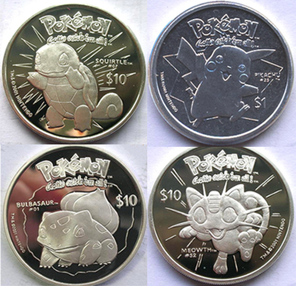 Niue Pokemon Legal Coins