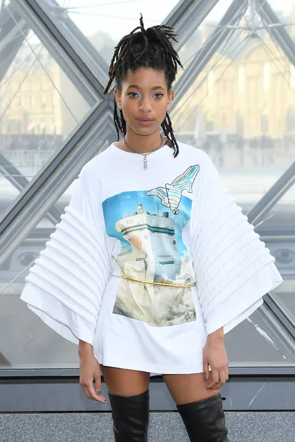 Willow Smith attends the Louis Vuitton show as part of the Paris Fashion Week Womenswear Fall/Winter 2019/2020  on March 05, 2019 in Paris, France. (Photo by Pascal Le Segretain/Getty Images)
