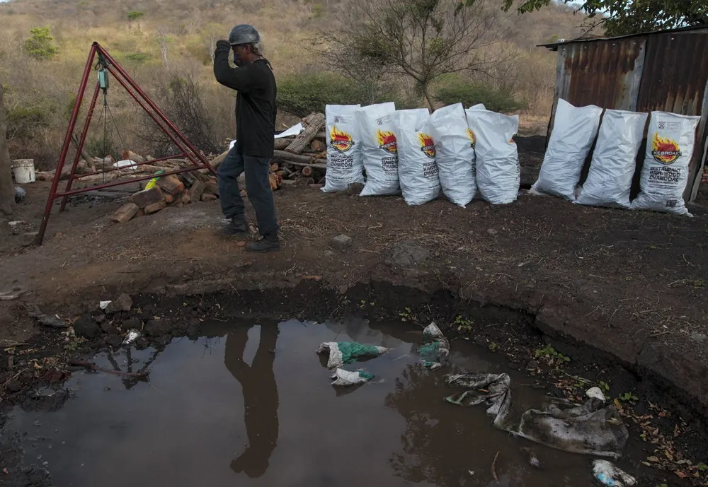 Charcoal Burners, La Campanera Village, Nicaragua