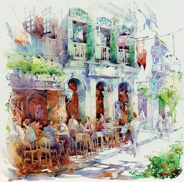 Watercolor Painting By Jack Tia Kee Woon