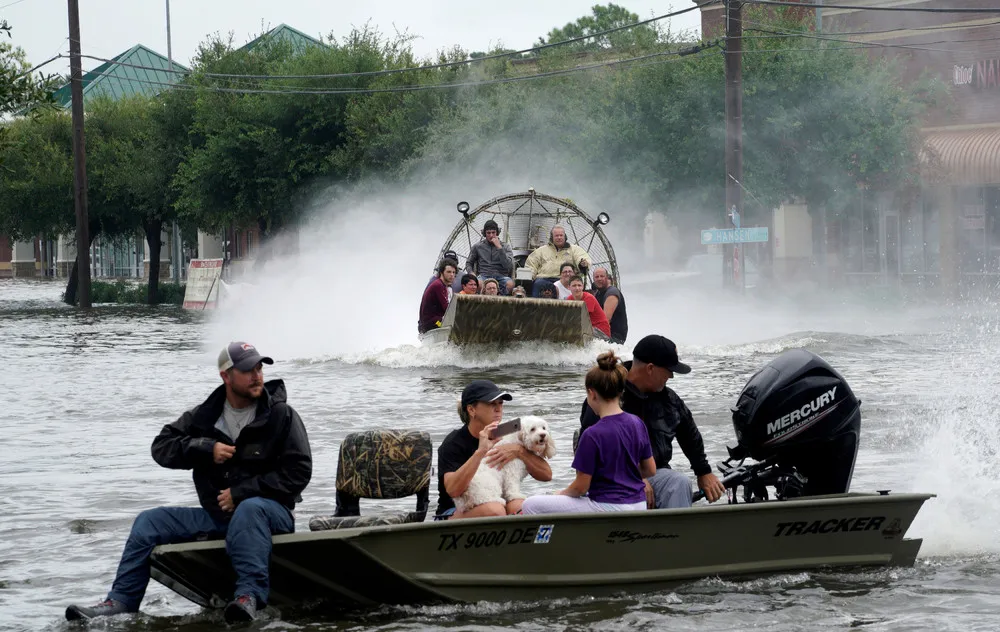 Hurricane Harvey slams Texas