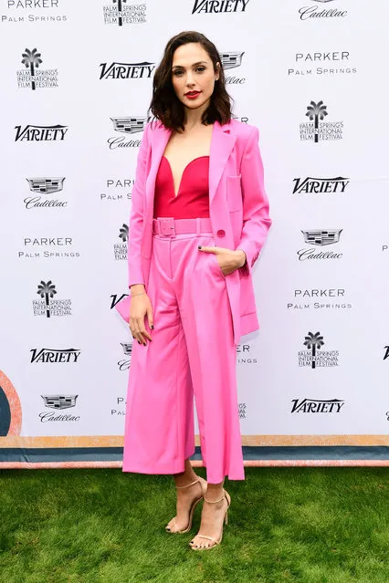 Actress Gal Gadot attends the Variety's Creative Impact Awards and 10 Directors to watch at the 29th Annual Palm Springs International Film Festival at Parker Palm Springs on January 3, 2018 in Palm Springs, California. (Photo by Emma McIntyre/Getty Images)