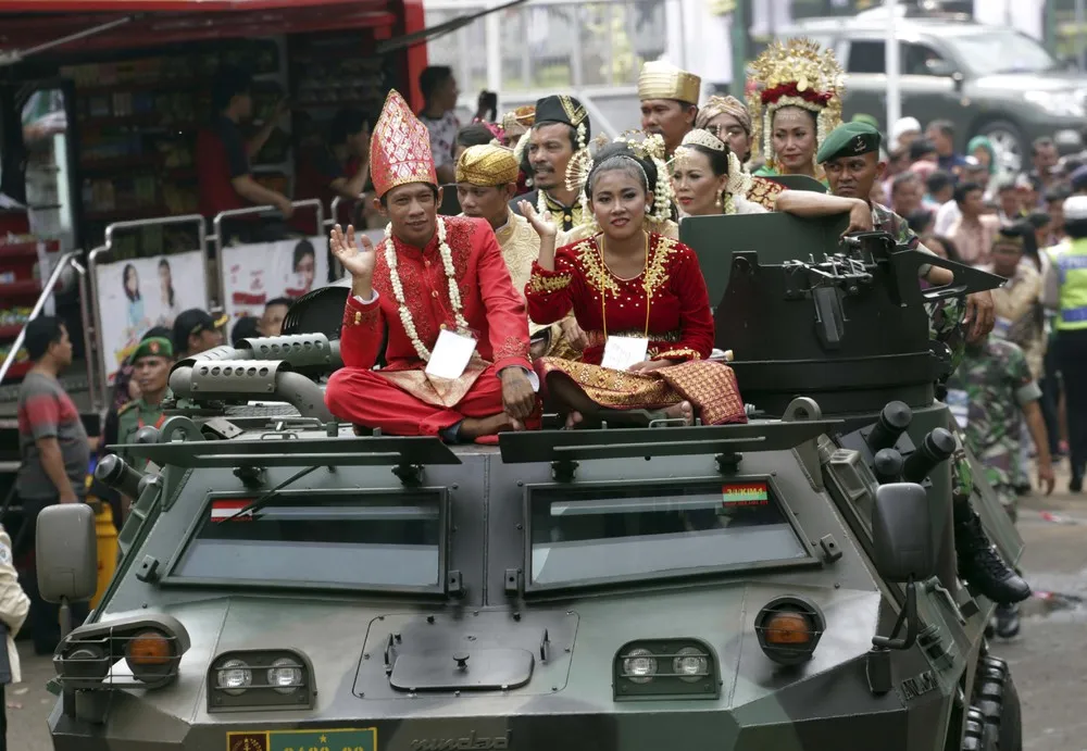 Mass Wedding in Indonesia