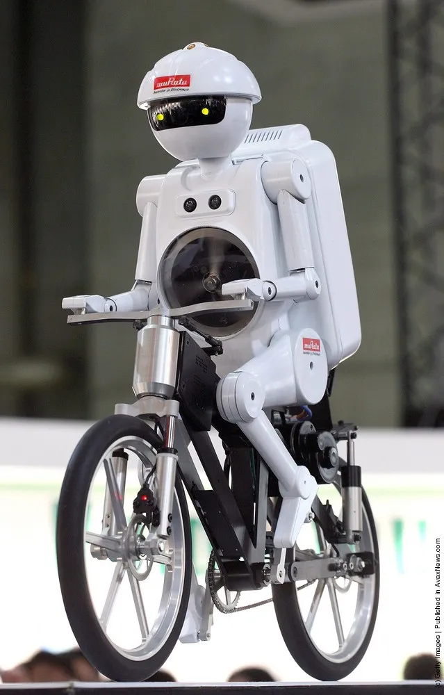 MuRata Boy: Self Balancing Bicycle Riding Robot