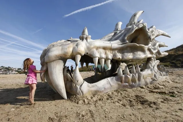 Giant Dragon Skull For Promotion Game Of Thrones