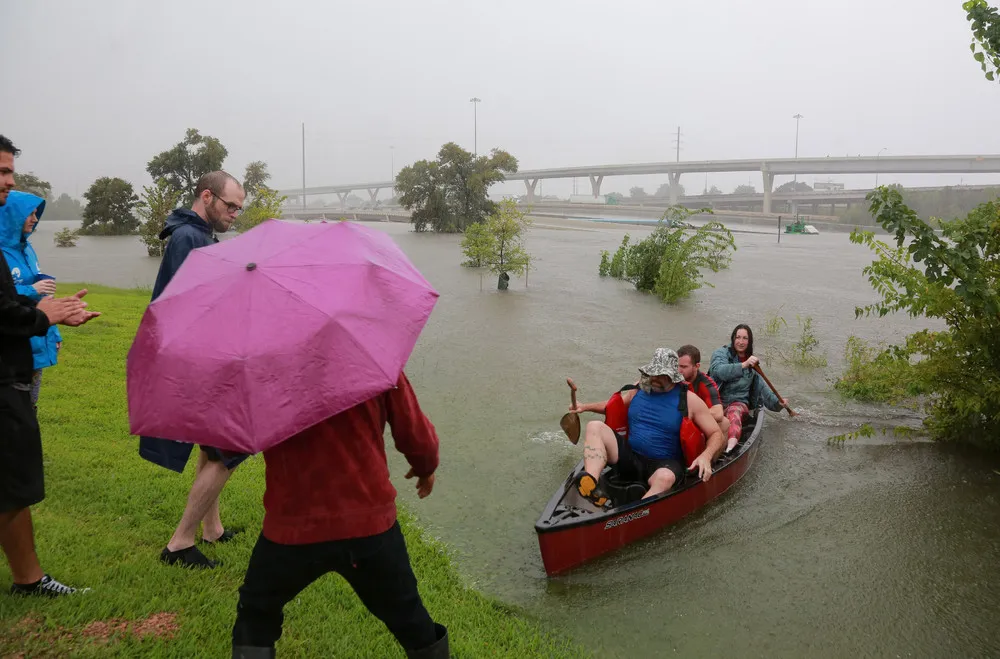 Hurricane Harvey slams Texas