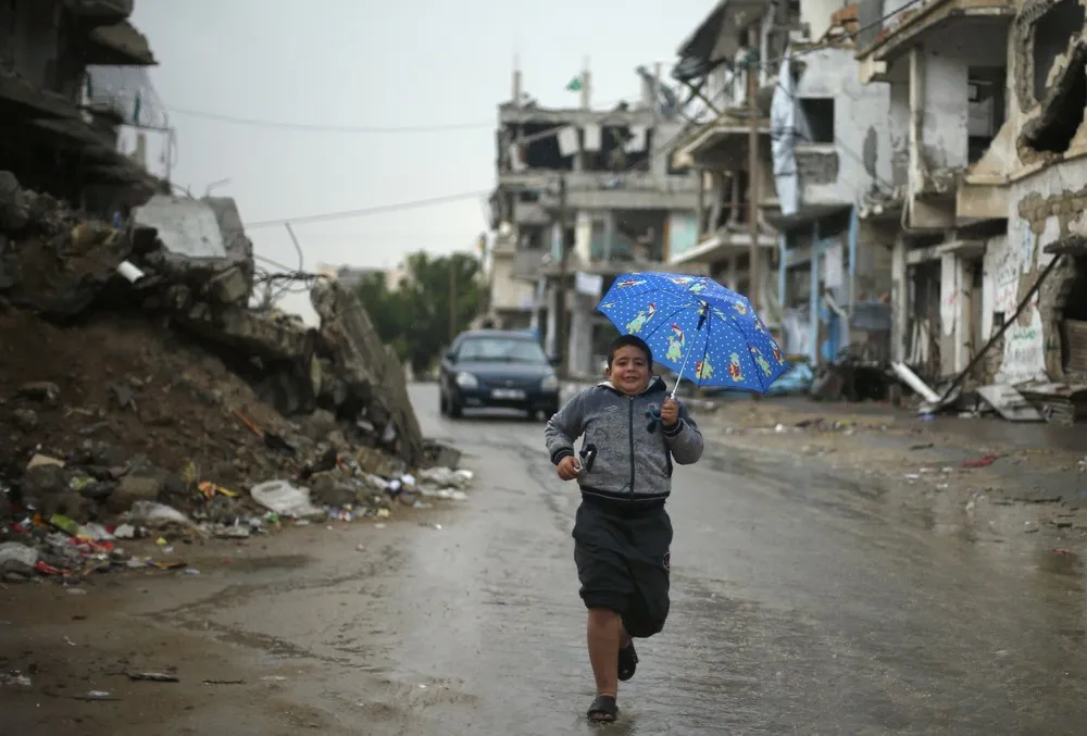 A Rainy Day in the East of Gaza City