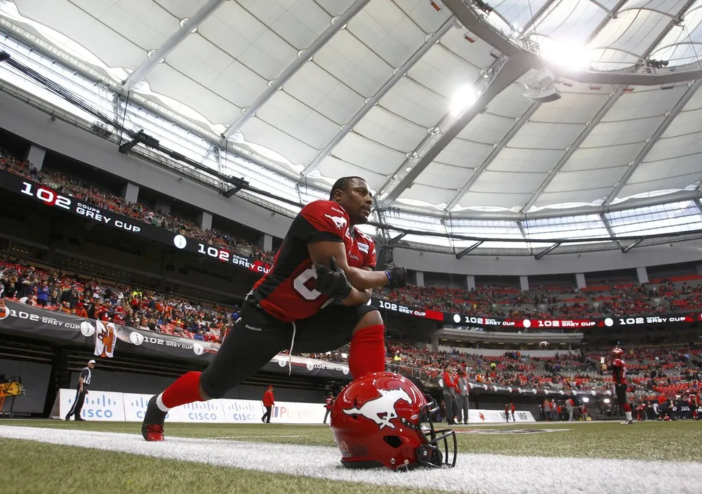 Emotion at the 102nd Grey Cup Football Championship in Canada