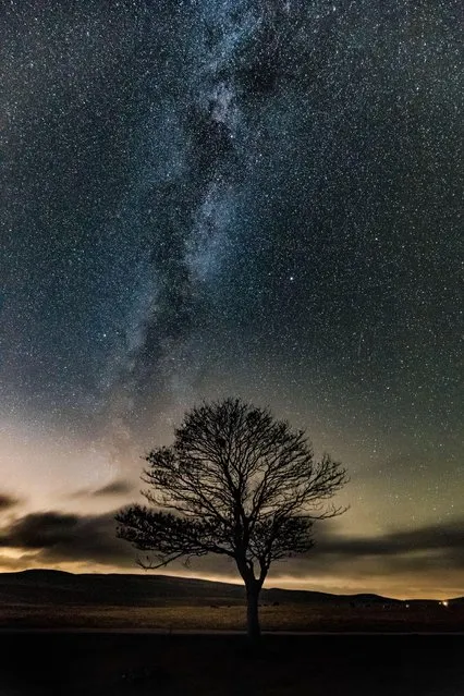 Milky Way in Malham, October 22, 2016. (Photo by Dave Zdanowicz/Rex Features/Shutterstock)