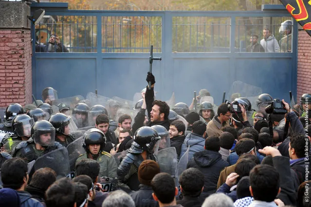 Iranian Demonstrators Break In To British Embassy In Tehran