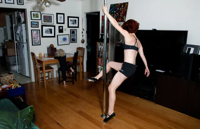 “Pole Dancing at Home” by Photographer Tom Sanders
