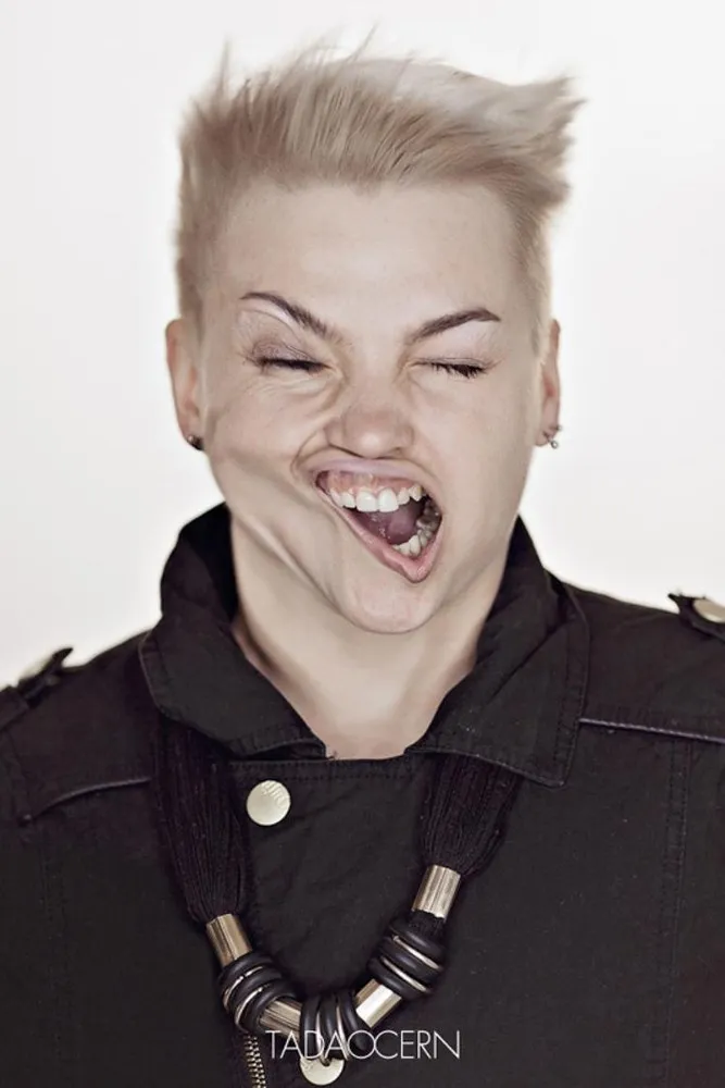 “Blow Face”: Gale-force Wind Portraits by Tadao Cern