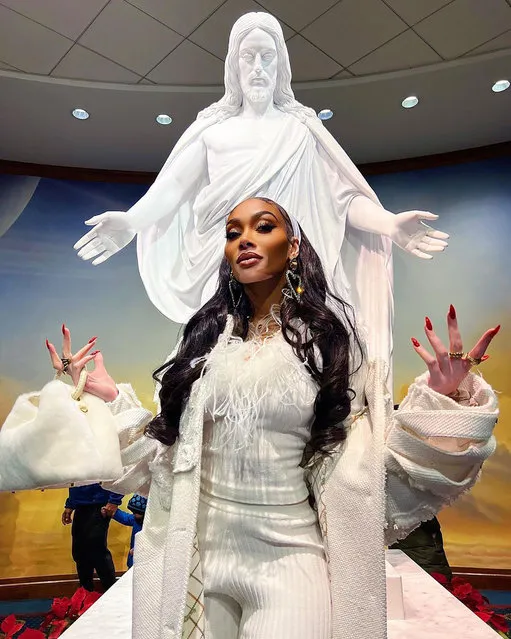 Canadian fashion model Winnie Harlow in the last decade of December 2022 pays tribute to Jesus who is the “reason for the season”. (Photo by winnieharlow/Instagram)