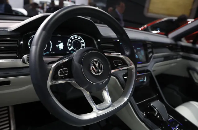 The Volkswagen Atlas Cross Sport concept SUV is presented at the New York Auto Show in the Manhattan borough of New York City, New York, U.S., March 28, 2018. (Photo by Shannon Stapleton/Reuters)