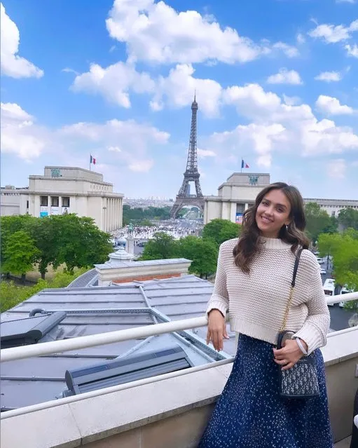 American actress Jessica Alba wraps up her birthday week in Paris in the second decade of June 2023. (Photo by jessicaalba/Instagram)