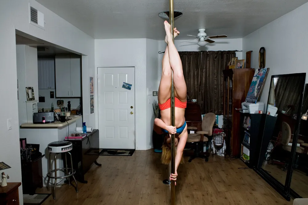 “Pole Dancing at Home” by Photographer Tom Sanders