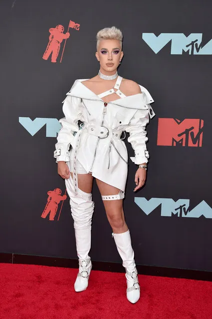 James Charles attends the 2019 MTV Video Music Awards at Prudential Center on August 26, 2019 in Newark, New Jersey. (Photo by Bryan Bedder/WireImage)
