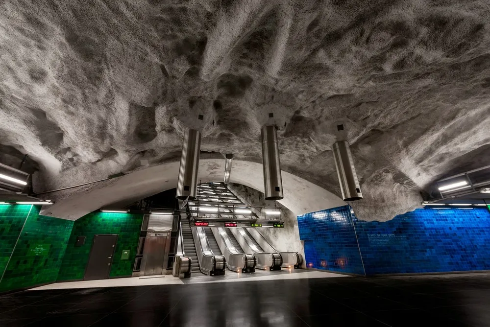 Stockholm's Colourful Metro Stations