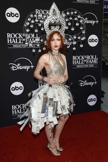 American singer-songwriter Chappell Roan attends the 2025 Rock & Roll Hall of Fame Induction Ceremony at Peacock Theater on November 08, 2025 in Los Angeles, California. (Photo by Frazer Harrison/Getty Images for RRHOF)