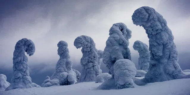 Ice giants in Finland. (Photo by Ignacio Palacios/Epson International Pano Awards 2018)