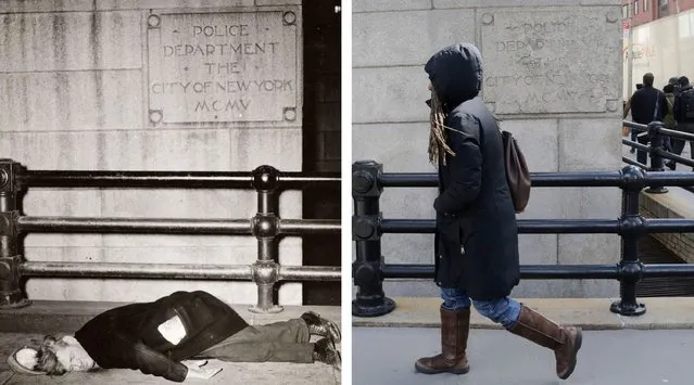 A new book of photos by legendary photographer Weegee shows what industrialized, pre-gentrified New York looked like in the mid-20th century, before the city was crammed with towers and billboards. (Photo by AP Photo/Copyright Weegee/The International Center of Photography, Mark Lennihan)