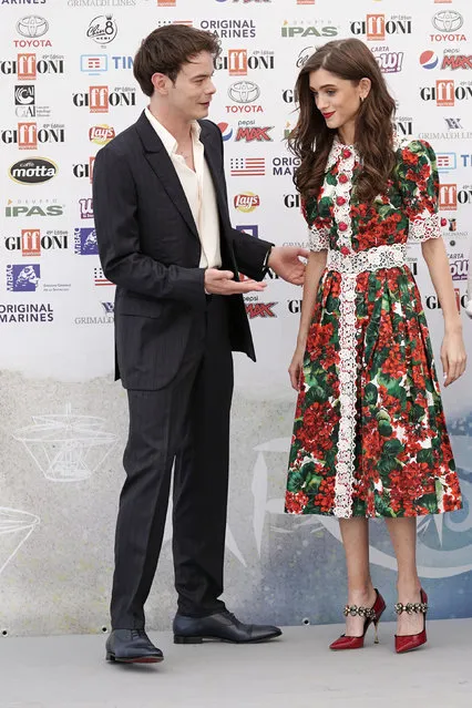Charlie Heaton and Natalia Dyer attend Giffoni Film Festival 2019 on July 21, 2019 in Giffoni Valle Piana, Italy. (Photo by Vittorio Zunino Celotto/Getty Images for Giffoni)