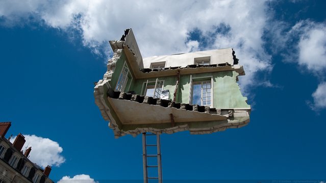 Surreal Floating Room Sculptures By Leandro Erlich
