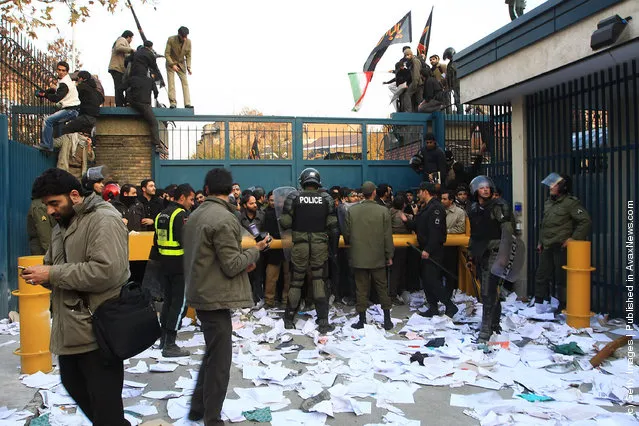 Iranian Demonstrators Break In To British Embassy In Tehran