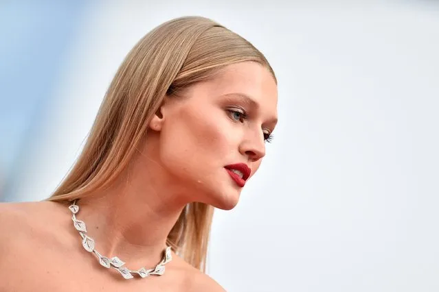 Model Toni Garrn attends the “Loving” premiere during the 69th annual Cannes Film Festival at the Palais des Festivals on May 16, 2016 in Cannes, France. (Photo by Pascal Le Segretain/Getty Images)
