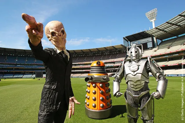 A Dalek, a Cyberman and a Silence invade the Melbourne Cricket Ground