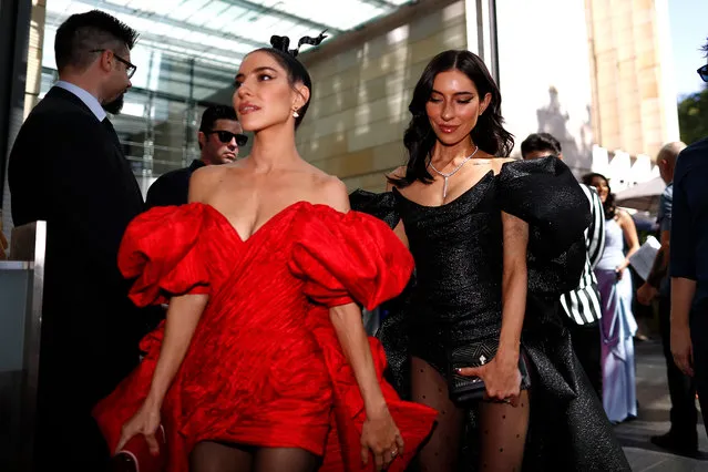 Lisa Origliasso and Jessica Origliasso of The Veronicas arrive for the 33rd Annual ARIA Awards 2019 at The Star on November 27, 2019 in Sydney, Australia. (Photo by Ryan Pierse/Getty Images)