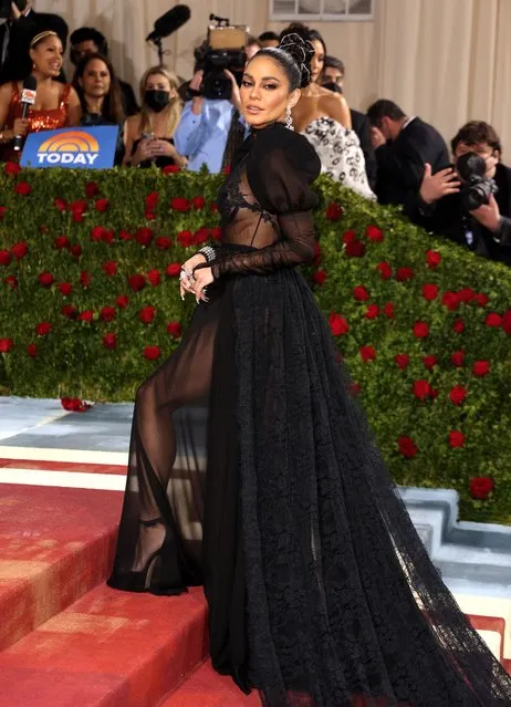 American actress Vanessa Hudgens poses on the red carpet for the 2022 Met Gala, the annual benefit for the Metropolitan Museum of Art's Costume Institute, in New York, New York, USA, 02 May 2022. The event coincides with the Met Costume Institute's “In America: An Anthology of Fashion” which opens 05 May 2022 concludes 05 September 2022. (Photo by Justin Lane/EPA/EFE)