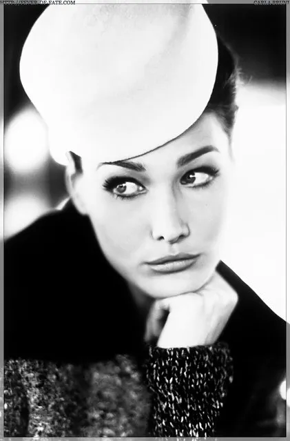 Italian-French singer, songwriter and former model Carla Bruni and model Meghan Douglas. (Photo by Ellen von Unwerth)