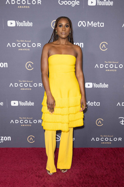 American actress Issa Rae attends ADCOLOR Everywhere 2022 Awards at JW Marriott Los Angeles L.A. LIVE on November 20, 2022 in Los Angeles, California. (Photo by Earl Gibson III/Rex Features/Shutterstock)