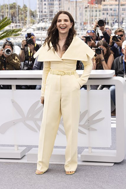 French actress and president of the jury of the 78th cannes film festival Juliette Binoche at jury photocall at the 78th edition of the Cannes Film Festival in Cannes, France on May 13, 2025. (Photo by KCS Presse/The Mega Agency)