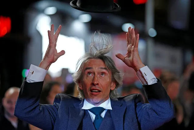 Actor Steve Coogan arrives at the world premiere of “Stan and Ollie” during the London Film Festival, in London, Britain October 21, 2018. (Photo by Henry Nicholls/Reuters)