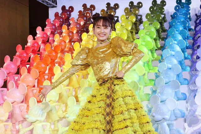 Colourful celebrations at Mickey Mouse’s 90th anniversary event in Tokyo, Japan on November 15, 2018. (Photo by Aflo/Rex Features/Shutterstock)