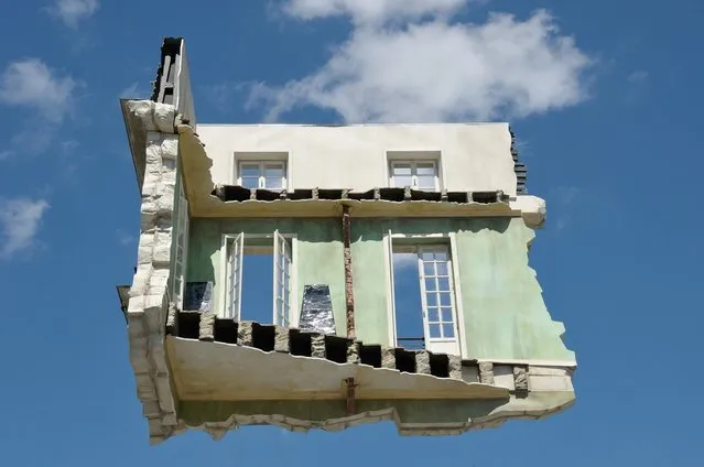 Surreal Floating Room Sculptures By Leandro Erlich