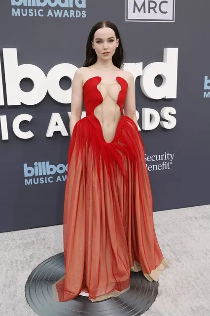 American actress and singer Dove Cameron attends the 2022 Billboard Music Awards at MGM Grand Garden Arena on May 15, 2022 in Las Vegas, Nevada. (Photo by Frazer Harrison/Getty Images)