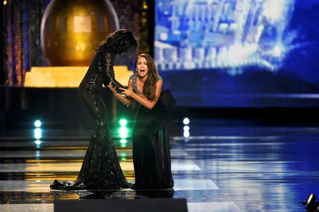 Miss North Dakota Cara Mund reacts after being announced as the winner of the Miss America competition in Atlantic City, New Jersey U.S. September 10, 2017. (Photo by Mark Makela/Reuters)