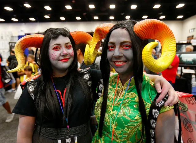 Karen Ward and Samantha Ward dressed as characters from “Homestruck” attend the opening day of Comic-Con International in San Diego, California, United States July 21, 2016. (Photo by Mike Blake/Reuters)