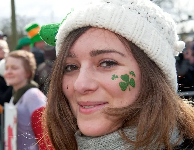 Participants in the Galway St Patrick's Day Parade, on March 17, 2013. (Photo by Andrew Downes)