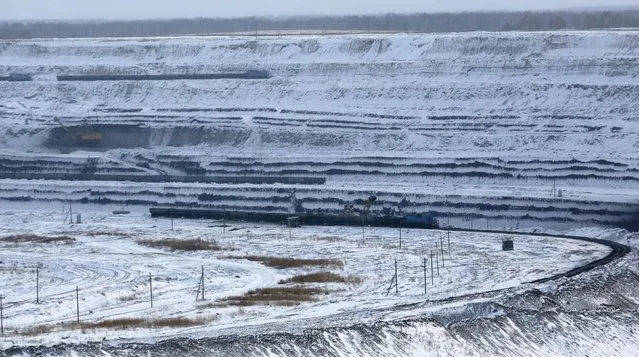 A general view shows the Borodinsky opencast colliery, near the Siberian town of Borodino, east of Krasnoyarsk, December 9, 2014. (Photo by Ilya Naymushin/Reuters)