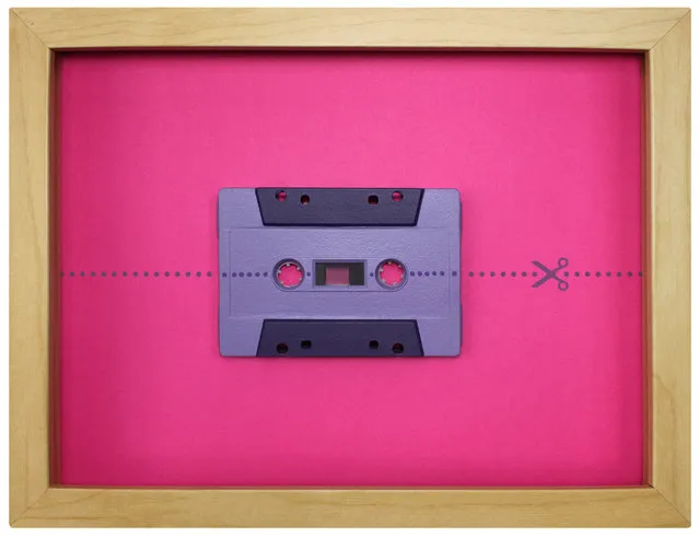 Cassette Tape Art By Benoit Jammes