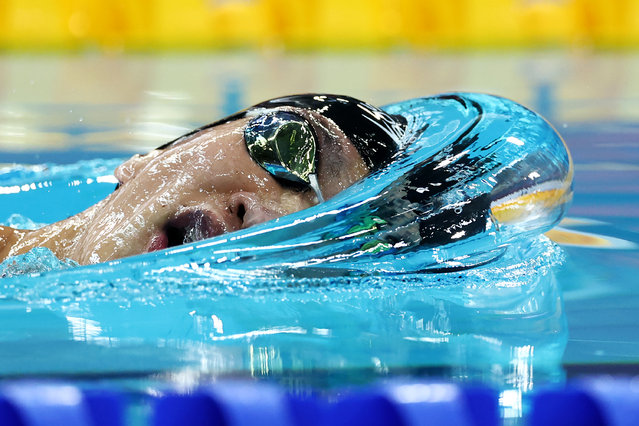 Eigo Tanaka of Team Japan competes in the Men's 200m Individual Medley SM5 heat during day four of the Toyota World Para Swimming Championships at OCBC Aquatic Centre on September 24, 2025 in Singapore. (Photo by Yong Teck Lim/Getty Images)