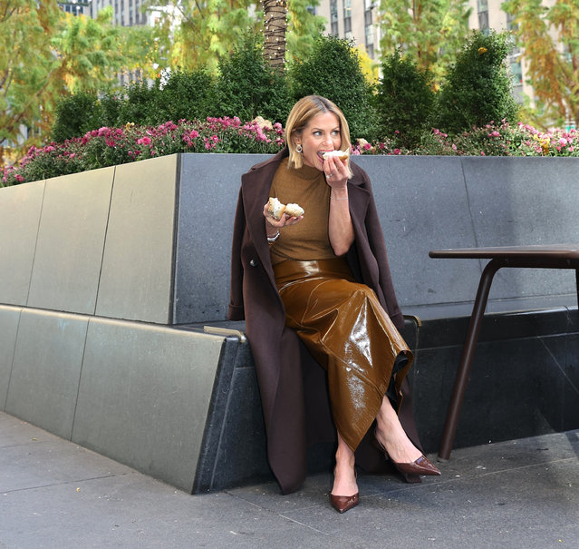 American actress Candace Cameron Bure is seen arriving to the “New York Living” show on November 06, 2025 in New York City. (Photo by Jose Perez/Bauer-Griffin/GC Images)