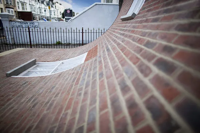 Margate Sliding House Created By Artist Alex Chinneck