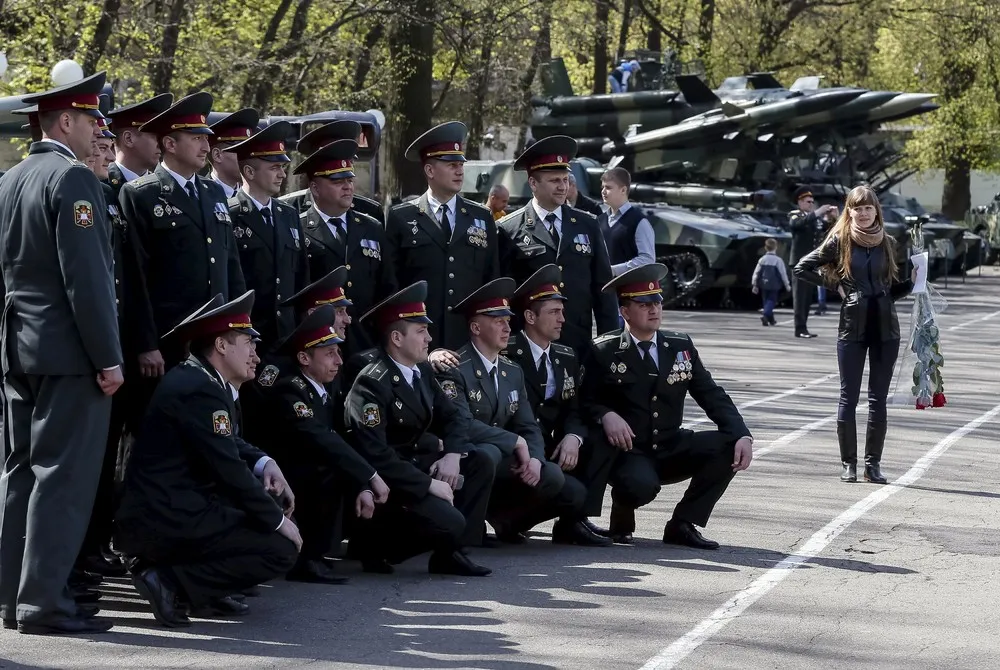 A Graduation Ceremony at the National University of Defence of Ukraine
