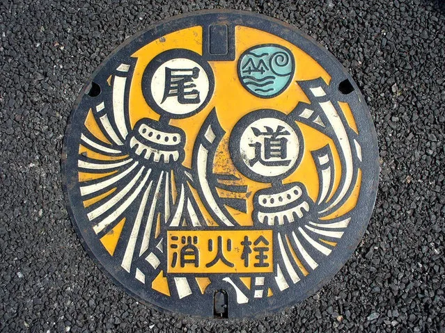 Japanese Manhole Covers Photos By S. Morita Part 1